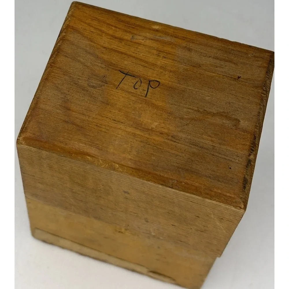 Vtg 1/4 Figures Steel Stamps Numbers 0-9 Machine Made w/ Wood Case Ken Tool SF-1